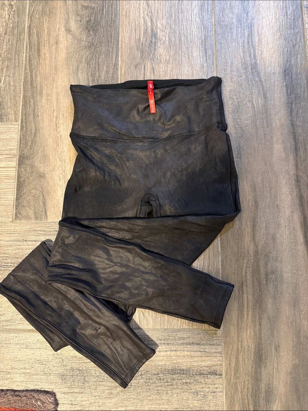SPANX Shimmery Black Sculpting Leggings